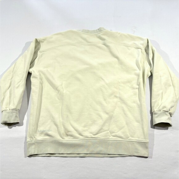 Lululemon Perfectly Oversized Crew Sweatshirt Pale Yellow Softstreme Pullover 10 - Picture 7 of 9